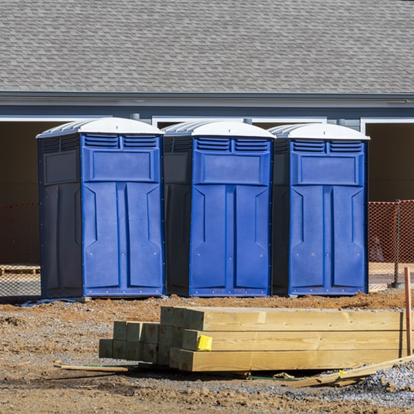 are there any restrictions on what items can be disposed of in the portable restrooms in Free Soil